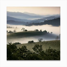 Firefly Misty Landscapes Enveloped In Ethereal Calm 5963 Canvas Print