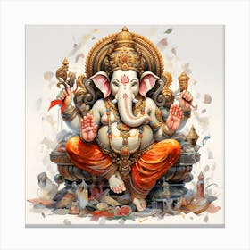 Ganesha Canvas Print