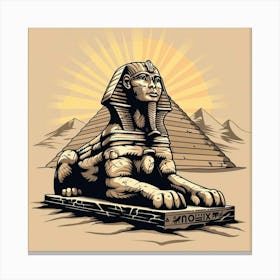 A Sphinx In Giza Vector Design Illustration 1719991720 3 Canvas Print