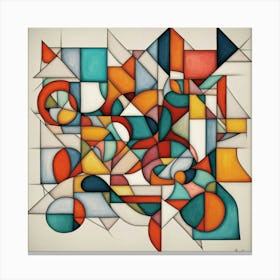 Cubism Artwork Canvas Print