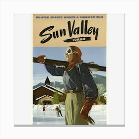 Sun Valley, Idaho Canvas Print
