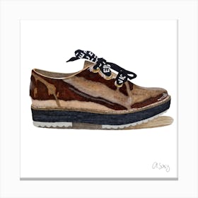 Brown Shoe 1 Canvas Print