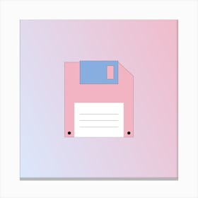 Floppy Disk Canvas Print