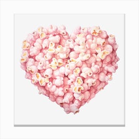 Heart Of Popcorn 8 Canvas Print