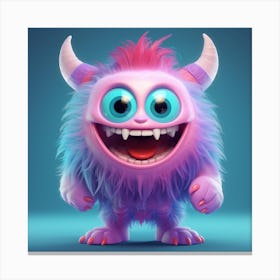 Monster 3d 3 Canvas Print