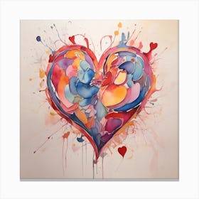 Heart Of Love Canvas Print