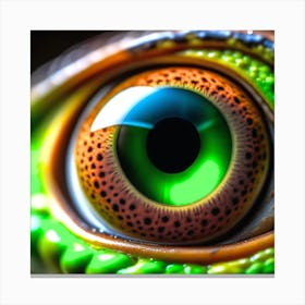 Eye Of A Lizard 1 Canvas Print