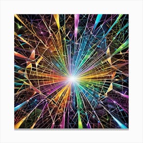 Rainbow Burst 1 Canvas Print