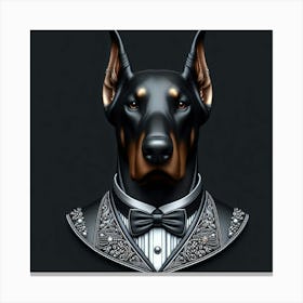 Doberman Pinup Canvas Print