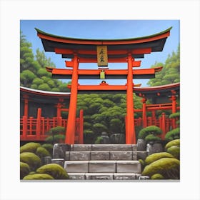 Feng Shui Shrine Canvas Print