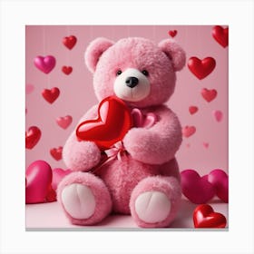 Teddy Bear Love Canvas Print