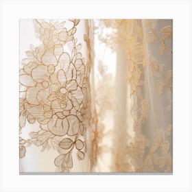 Lace Curtains 3 Canvas Print