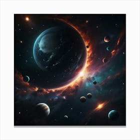 Unique Art Design Pictures Of Space 2 Canvas Print