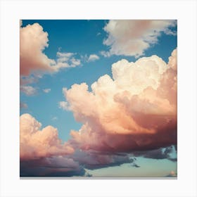 Pink Clouds In The Sky Canvas Print