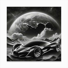 Futuristic Car 55 Canvas Print