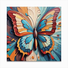 Butterfly Painting Canvas Print