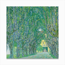 Avenue Of Trees By Gustav Klimt 1 Canvas Print