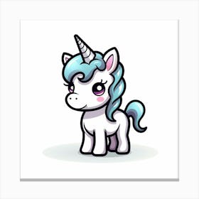 Cute Unicorn 255 Canvas Print