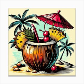 Tropical cocktail 12 Canvas Print