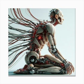 Humanoid Robot 4 Canvas Print