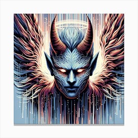 Demon Head Canvas Print