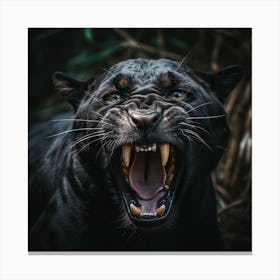 Black Panther 3 Canvas Print