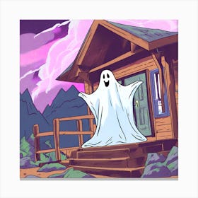 Ghost In The Cabin Canvas Print