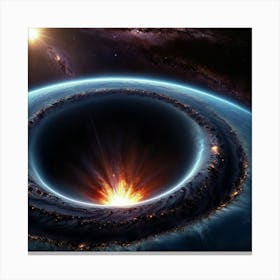 Black Hole That Can Be Seen From Earth (1) Canvas Print