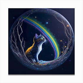 Cat Galaxy (143) Canvas Print