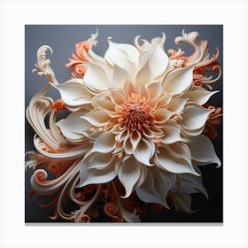 Dahlia Canvas Print