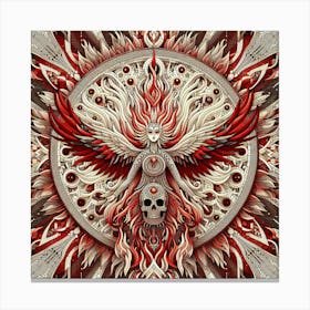 Phoenix and the Flame Canvas Print