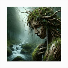 Tree In The Forest Canvas Print