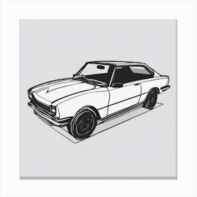 Ford Escort Canvas Print