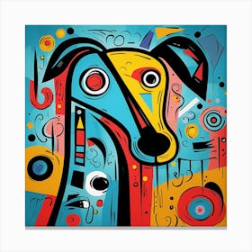 Dog Art Canvas Print