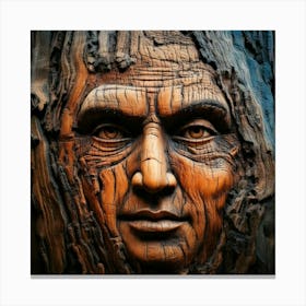 Firefly Weathered Face With Bold Textured Details 14006 Canvas Print