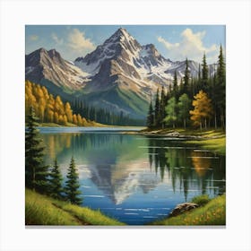 Mountain Lake 9 Canvas Print