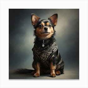 Chihuahua Portrait Canvas Print