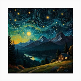 Starry Night 12 Canvas Print