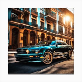 Ford Mustang Gt 8 Canvas Print