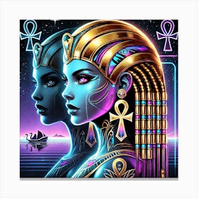 Egyptian Goddess 1 Canvas Print