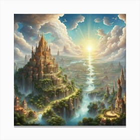 Fairytale City 1 Canvas Print