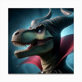 T-Rex Maleficent Canvas Print