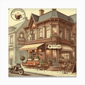 Coffee Shop 5 Canvas Print