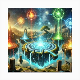 Elemental Nexus Canvas Print