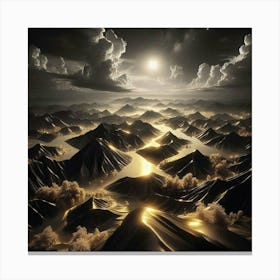 Landscape With Mountains 4 Canvas Print