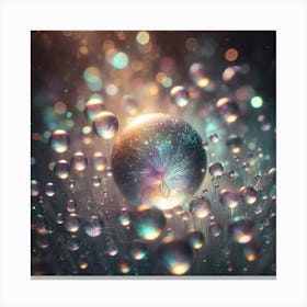 Water Bubbles Canvas Print
