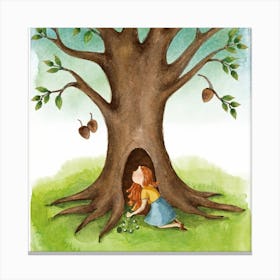 Hug a Tree Daily Canvas Print