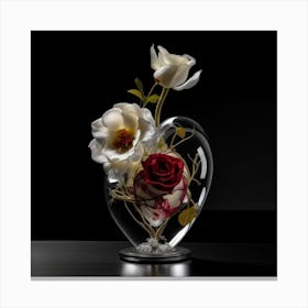 S 1527387089 Gs 7 Is 30 U 0 Oi 0 M Kandinsky 22 Flowers Encased In An Anatomical Glass Heart Canvas Print