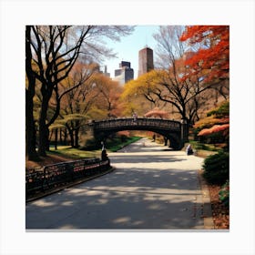 Nyc central park Canvas Print