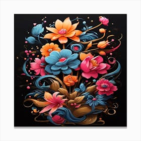 Floral Painting Canvas Print